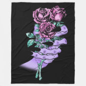 Gothic Bouquet Fleece Blanket (Voorkant)