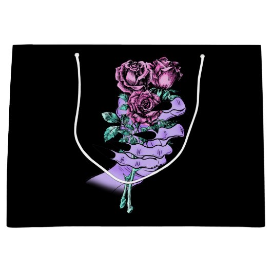 Gothic Bouquet Gift Bags Groot Cadeauzakje (Voorkant)