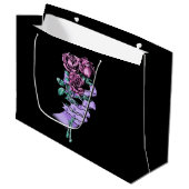Gothic Bouquet Gift Bags Groot Cadeauzakje (Voorkant Gekanteld)