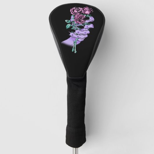 Gothic Bouquet Golf Club Hoesje Golfheadcover (Voorkant)