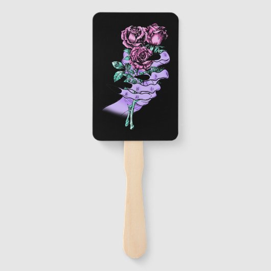 Gothic Bouquet Hand Fans Handwaaier (Achterkant)