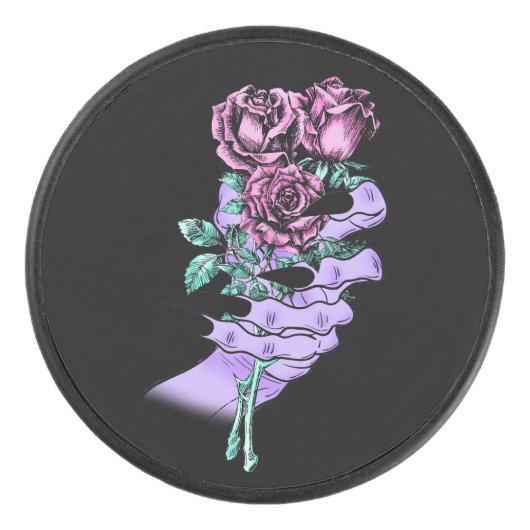 Gothic Bouquet Hockey Puck (Voorkant)
