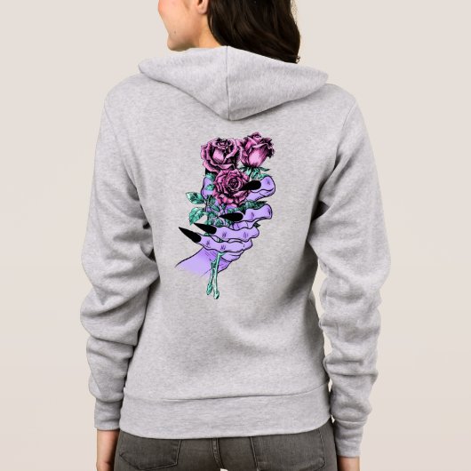 Gothic Bouquet Hoodie #2 (Achterkant)