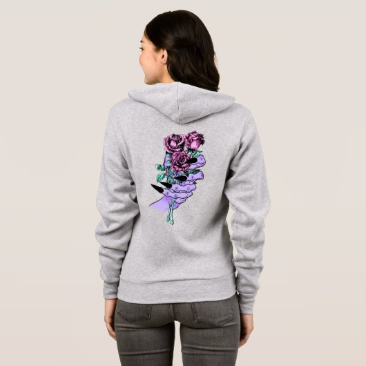 Gothic Bouquet Hoodie #2 (Achterkant volledig)