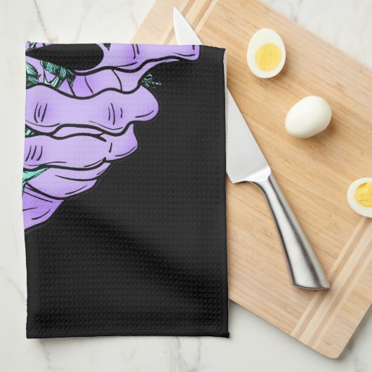 Gothic Bouquet Kitchen Towel Theedoek (Quarter Fold)