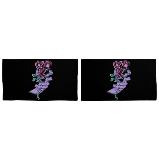 Gothic Bouquet-Kussenslopen Kussensloop (Voorkant-Set)