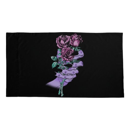 Gothic Bouquet-Kussenslopen Kussensloop (Achterkant-Links)