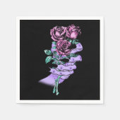 Gothic Bouquet Paper Napkins Servet (Voorkant)