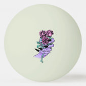 Gothic Bouquet Ping Pong Balls Pingpongbal (Voorkant)