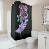 Gothic Bouquet Shower Curtain Douchegordijn (In situ)