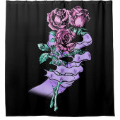 Gothic Bouquet Shower Curtain Douchegordijn (Voorkant)