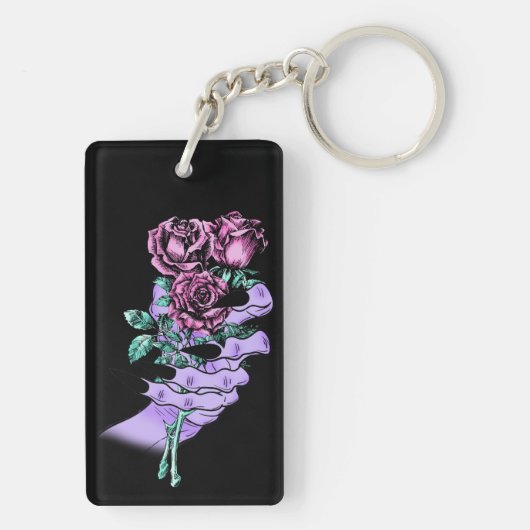 Gothic Bouquet Sleutelhanger (achterkant)