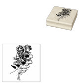 Gothic Bouquet Stamp Rubberstempel (Gestempeld)