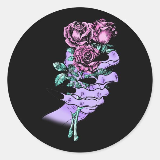 Gothic Bouquet Stickers (Voorkant)
