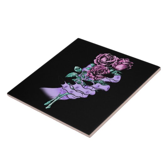 Gothic Bouquet Tegel Tegeltje (Zijkant)