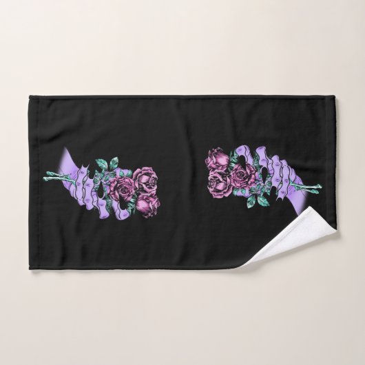 Gothic Bouquet Towel Set Bad Handdoek (Handdoek)