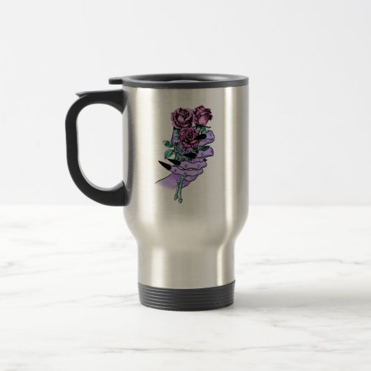 Gothic Bouquet Travel Mug Reisbeker (Links)