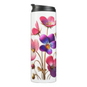 Gothic Bouquet Travel Mug Thermosbeker (Geroteerd rechts)