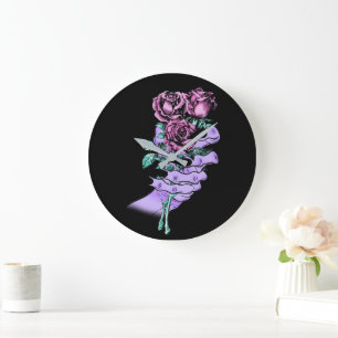 Gothic Bouquet Wall klok