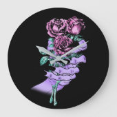 Gothic Bouquet Wall klok (Voorkant)