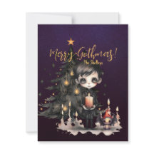 Gothic Boy Kerstboom Kerstmis