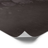 Gothic bride en rozen van spooky Gothic gazebo Poster (Hoek)