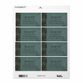 Gothic Bride - verzendlabel (Full Sheet)