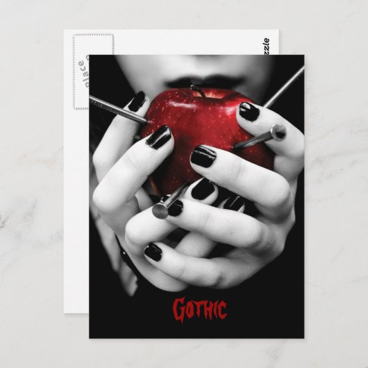 Gothic Briefkaart (Voorkant / Achterkant)