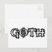 Gothic Briefkaart (Voorkant / Achterkant)