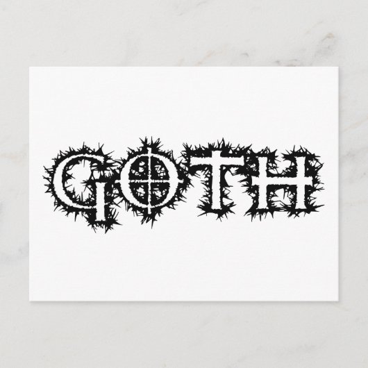 Gothic Briefkaart (Voorkant)