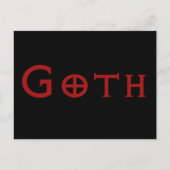 Gothic Briefkaart (Voorkant)