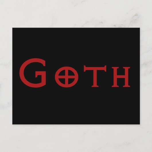 Gothic Briefkaart (Voorkant)