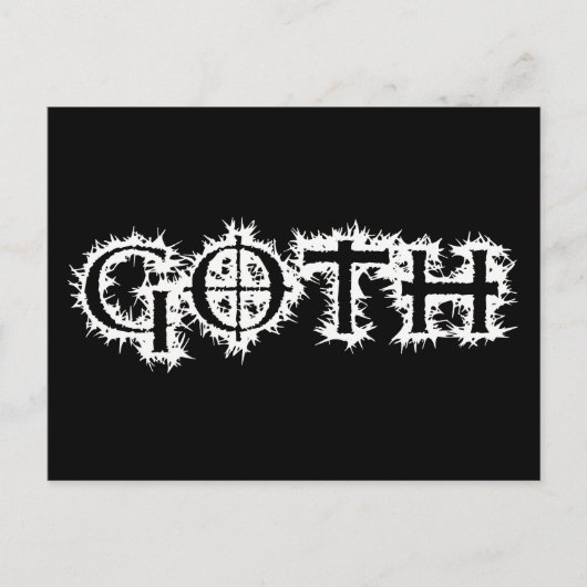 Gothic Briefkaart (Voorkant)