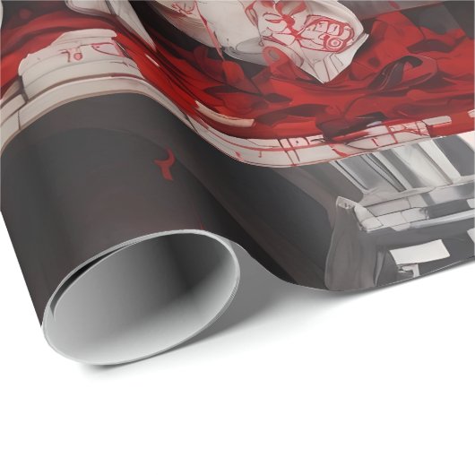 Gothic bruiloft paar cadeaupapier (Rol Hoek)