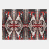 Gothic bruiloft paar inpakpapier vel (Voorkant 3)