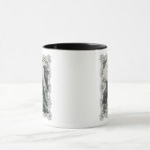 Gothic Budgie Edgar Allan Poe Geïnspireerd Parkiet Mok (Midden)