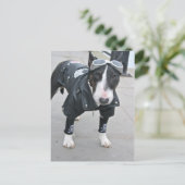 Gothic Bulldog Post Card Briefkaart (Staand voorkant)