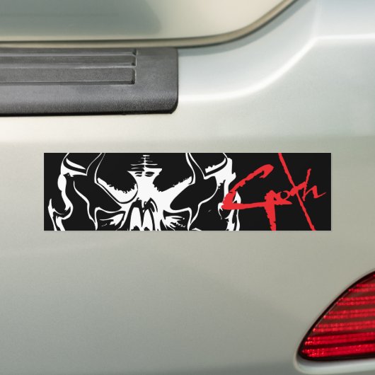 Gothic Bumpersticker (Op auto)