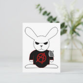 Gothic Bunnies Bruno Briefkaart (Staand voorkant)