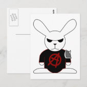 Gothic Bunnies Bruno Briefkaart (Voorkant / Achterkant)