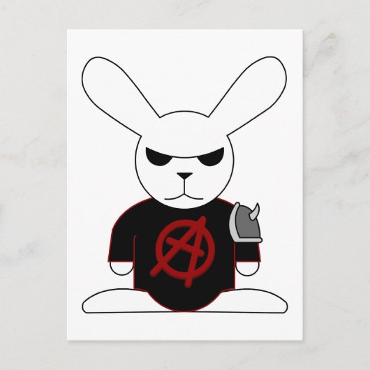 Gothic Bunnies Bruno Briefkaart (Voorkant)