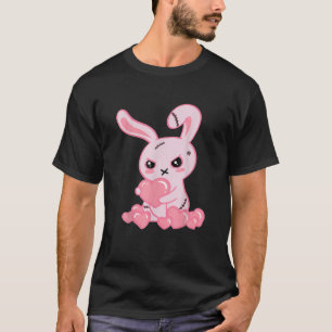 Gothic Bunny Cute Creepy Emo Clothes Kawaii Bunny T-shirt