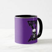 Gothic Bunny – Dark Easter Art - caneca Mok (Voorkant rechts)
