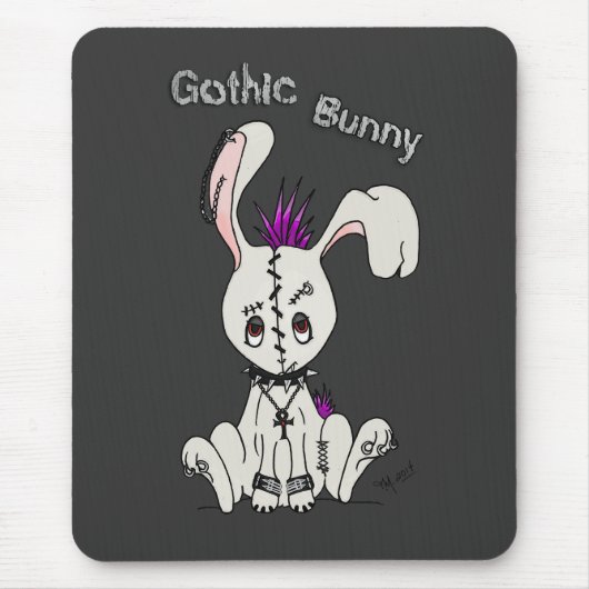 Gothic Bunny Muismat (Voorkant)