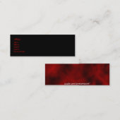 gothic business card mini visitekaartje (Voorkant / Achterkant)