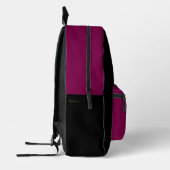 Gothic Butterfly Black en Magenta Rugzak (Links)