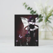 Gothic Butterfly Briefkaart (Staand voorkant)