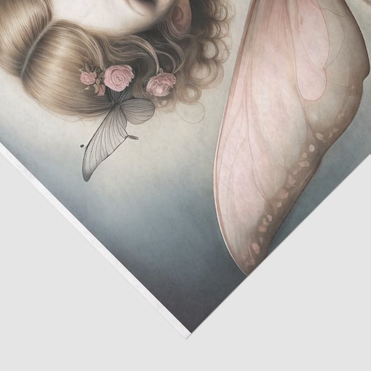 Gothic Butterfly Queen Decoupage Tissuepapier (Detail)