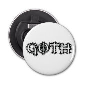 Gothic Button Flesopener (Voorkant)