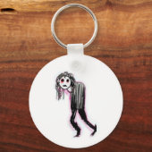 Gothic Button Sleutelhanger (Voorkant)